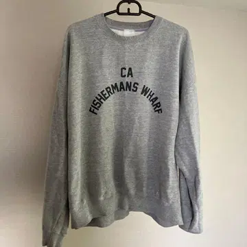 CA FISHERMANS WHARF 그레이 트레이닝복 데미지 가공