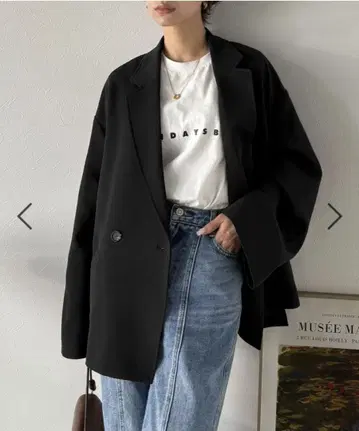 [ 빅 사이즈 미사용 새상품 ] 오버 사이즈 블랙 테일러드 자켓