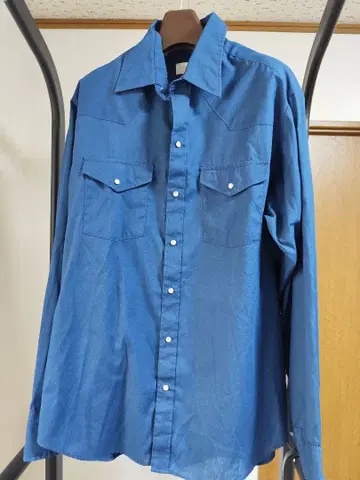 판타지아 파란색 XL 버튼업 셔츠 jason