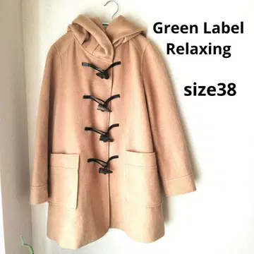 그린 라벨 릴랙싱 A라인 더플 코트 BIG 후드