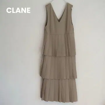 CLANE double face pleats onepiece