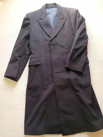 CROMBIE 크롬비 캐시미어 롱 코트 남성용 L 사이즈