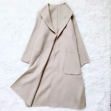 컨디션 최상 23구 롱 코트 더블 페이스 캐시미어 작은 사이즈 30