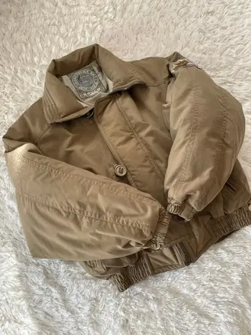 PHENIX 빈티지 베이지 점퍼 블루종