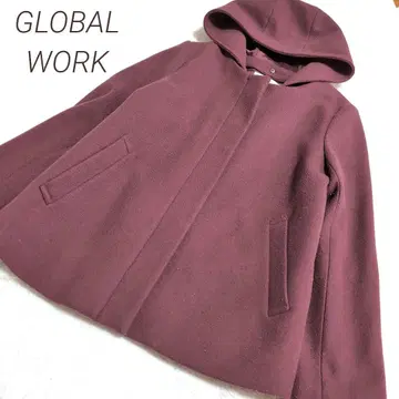 GLOBAL WORK 글로벌 워크 후드 탈부착 숏코트
