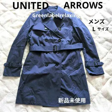 주말 특별 가격 [ 유나이티드 애로우즈 ] 네이비 더블 트렌치코트