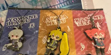 니코니코 제작소 러버 스트랩 시리즈 야네 하쿠 아키타 네루 카사네 테토