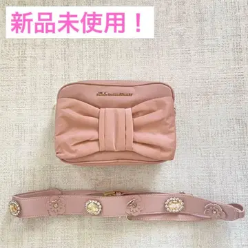 미사용 새상품! 레어! 질 바이 질 스튜어트 플라워 비쥬 리본 토트 핑크