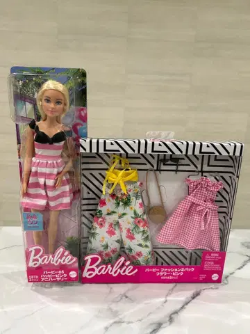 미개봉 새상품 기념일 65 바비 인형 의상 2세트