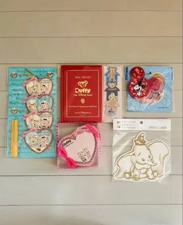 더피 2014년 다이어리와 캐릭터 굿즈 세트