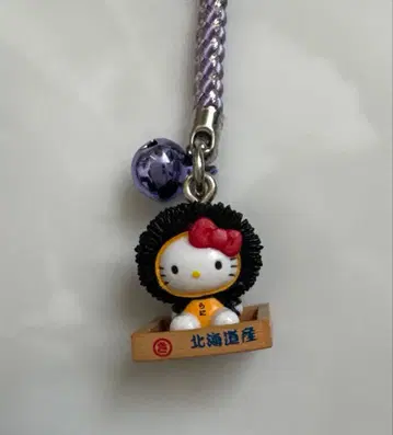 헬로키티 스트랩 방울 달린 홋카이도 성게알