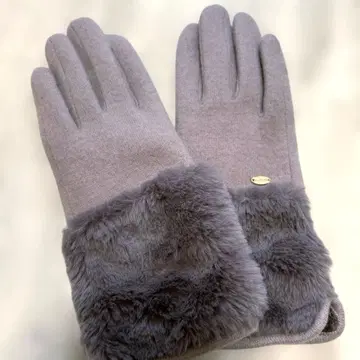 JILL by JILL STUART 퍼 장갑 스마트폰 조작 가능