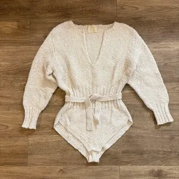 jun mikam 준미카미 코튼 니트 바디 수트