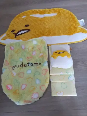 구데타마 화장실 커버 & 매트 & 페이퍼 커버 세트