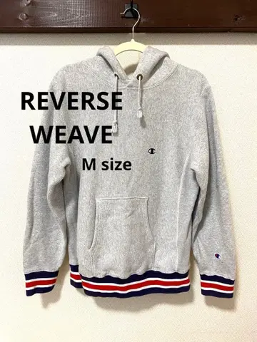 Champion 리버스 위브 후드티 M 사이즈 그레이