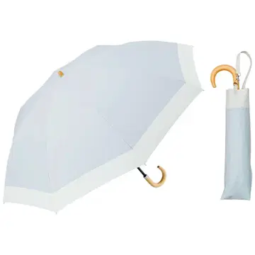 [미사용 새상품급] COKAGE+ 2way 접이식 양산 배색 파우더 블루