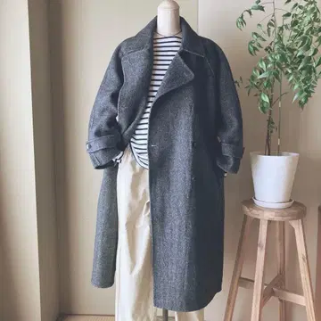 na.e 더블 페스티벌 울 트렌치코트