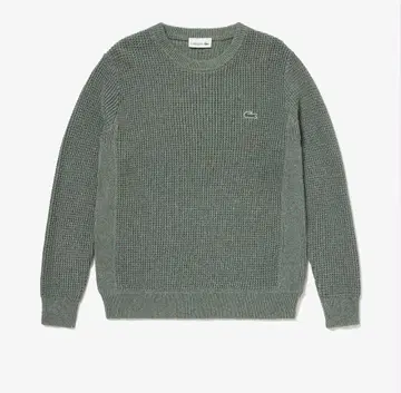 라코스테 헤더 컬러링 와플 니트