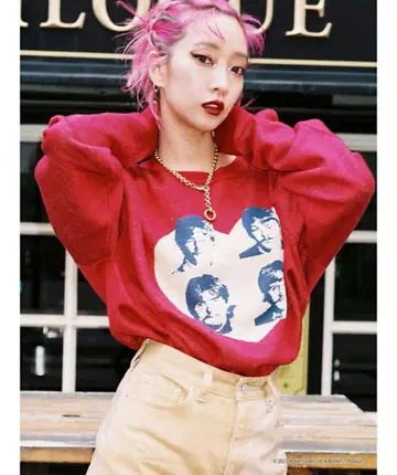 jouetie [ 콜라보 ] THE BEATLES 자카드 니트