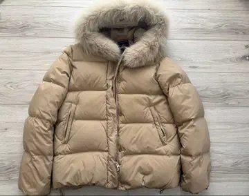 RIVE DROITE 리브드로와 베이지 숏다운 퍼 포함