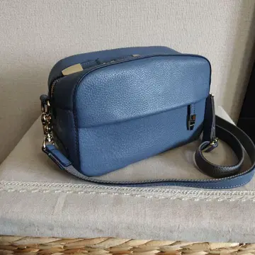 TOPKAPI 블루 가죽 숄더백