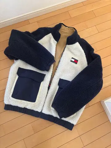 타미힐피거 리버서블 플리스 자켓