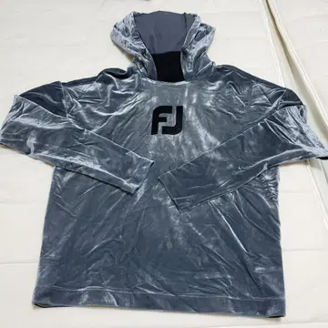 FJ 그레이 후드 부착 벨벳 느낌