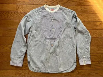 스트라이프 긴팔 셔츠 블라우스