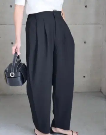 ella ella_selectshop 캐럿 팬츠 블랙 M