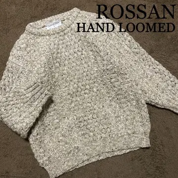 Vintage Rossan 손뜨개질 90 피셔맨 니트 아일랜드