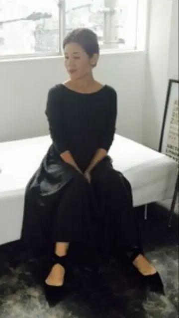 오쿠사 나오코 디자인 웍스 니트 원피스