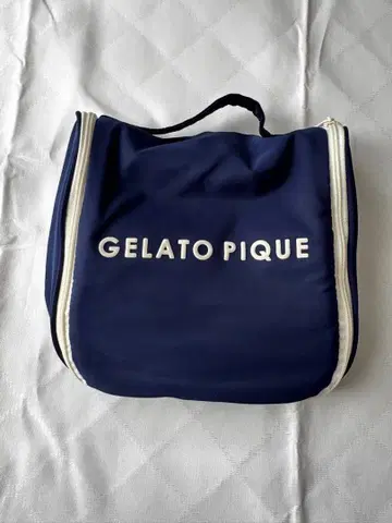 새상품급 젤라또피케 GELATO PIQUE 걸이식 화장품 파우치 네이비