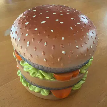 햄버거형 완구 약 12cm