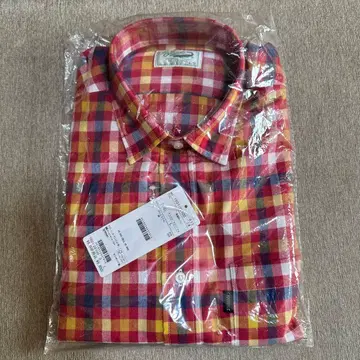 크로커다일 Crocodile 긴팔 셔츠 체크 무늬 L 사이즈