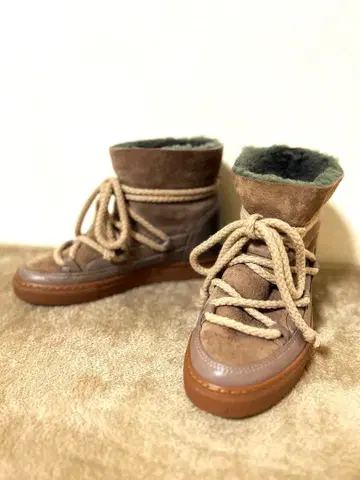 INUIKII 브라운 어그 부츠 38