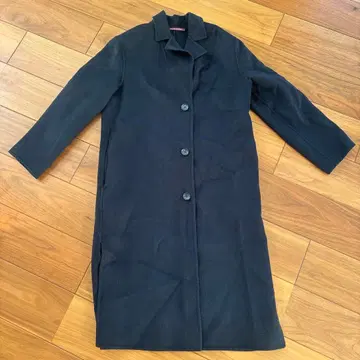 콘트와 데코토니에 블랙 롱 코트