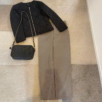 23구 30 체크 팬츠