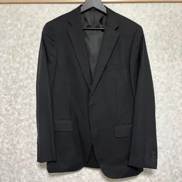 블랙 포멀 수트 싱글 브레스