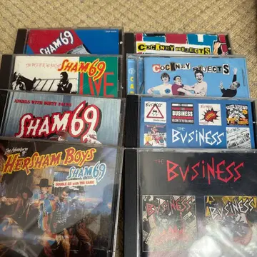 Sham69 외 Oi punk CD 8장 펑크 Business