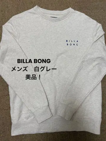 BILLA BONG 그레이 크루넥 맨투맨