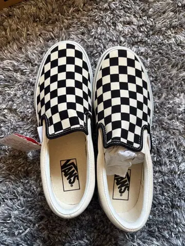 Vans V98CLA 슬립온 블랙/화이트 체크 6H