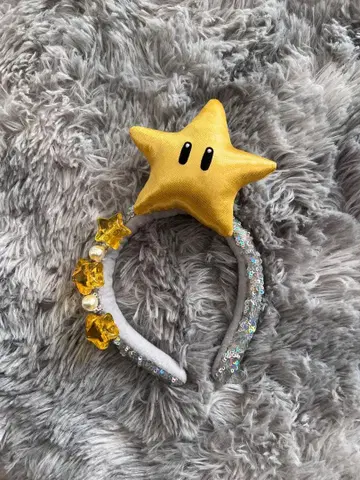 골드 별 모양 머리띠