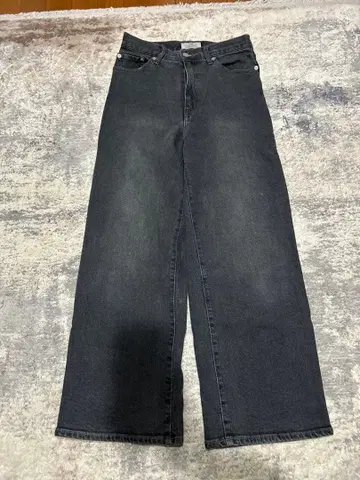 JOURNAL STANDARD 블랙 와이드 데님 팬츠