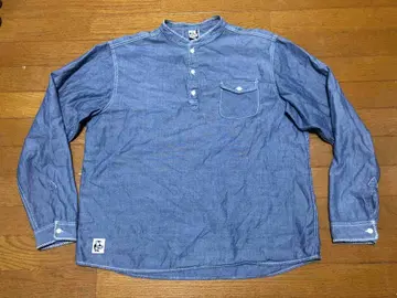 완판템 CHUMS 참스 스탠드 카라 풀오버 셔츠 L 사이즈