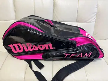 Wilson TEAM 라켓백 블랙/핑크 6개