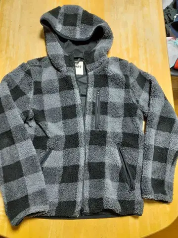 Right-on 라이트온 블루종 점퍼 복슬복슬 플리스 보아