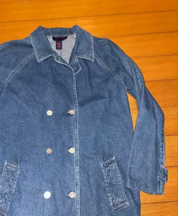 Denim&co 데님 P 코트 레어 진품 90s