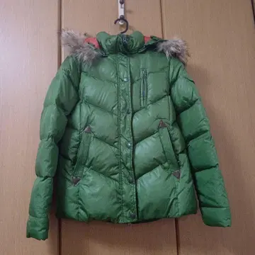 Right-on 다운 자켓 그린 M