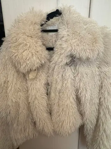 CHICO 푸들 코트 화이트