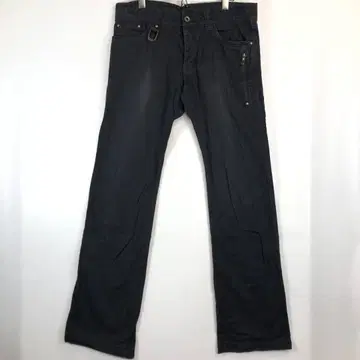 5351 풀 코튼 부츠컷 팬츠 블랙 3 사이즈